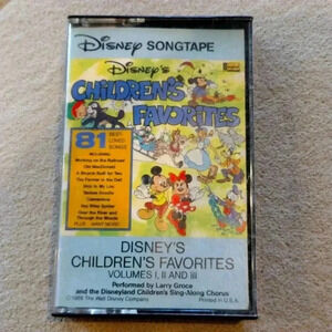 Vintage 1986 Disney sing-along cassette